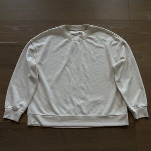 Lululemon Women’s Softstreme Crewneck Oversized Sweatshirt Large off-white